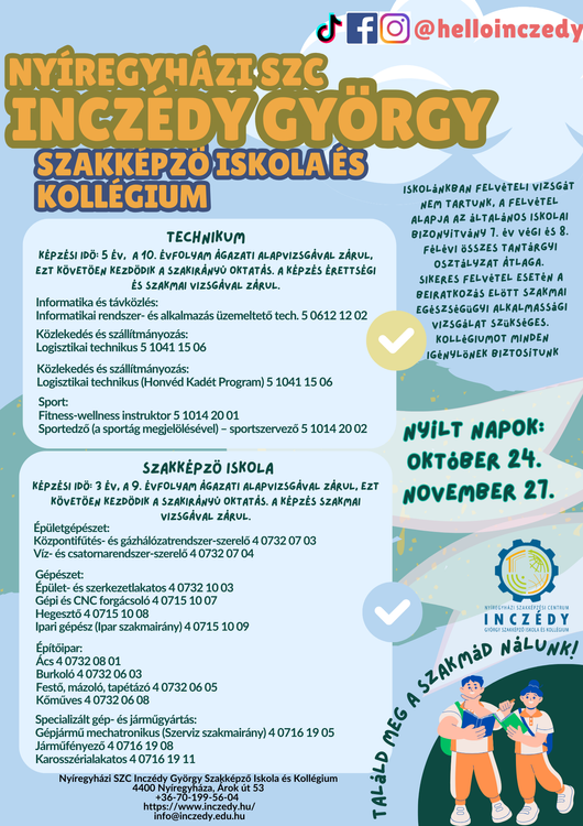 Inczédy nyílt napok