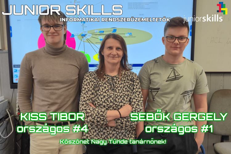 Országos ELSŐ és NEGYEDIK!