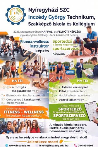 Inczédy felnőttoktatás sport ágazat