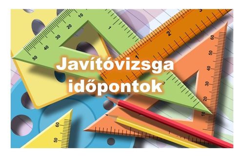 Javítóvizsga időpontok